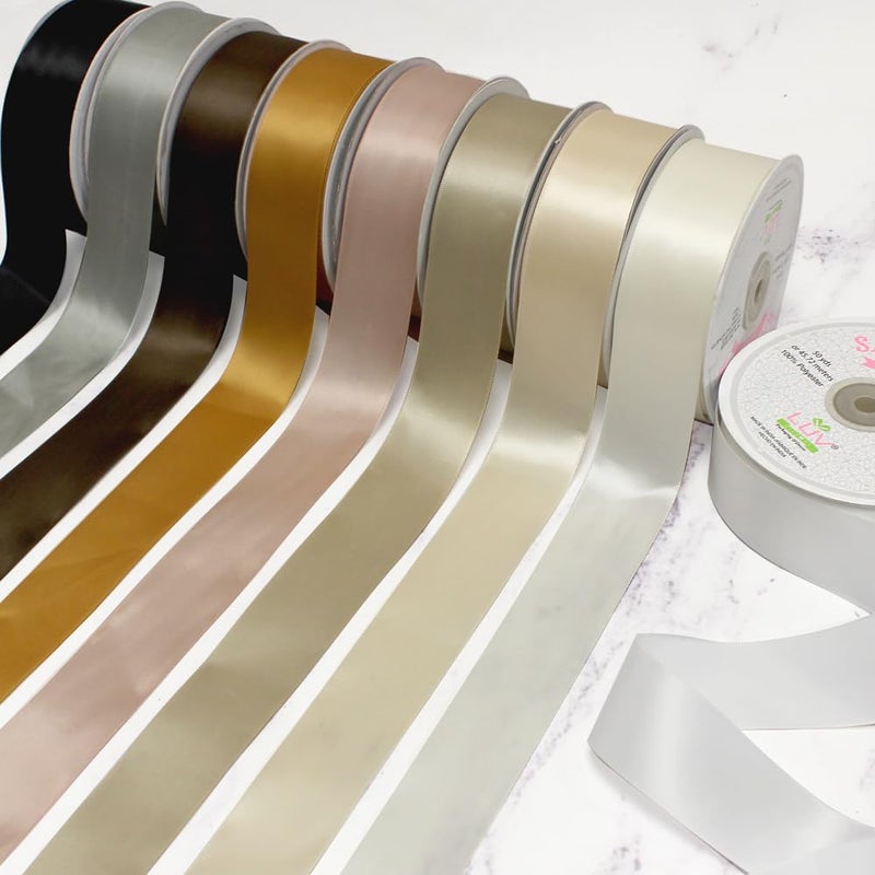 LUV RIBBONS Creative Ideas Satin Single Face 1.5" Inch Ribbon x 50 Yards,for Gift Wrapping Crafts Wedding Decoration Bows Bouquet Floral Arrangement - Image 4